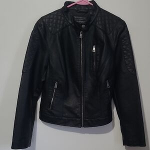 Signature by Levi Strauss Black Leather Jacket